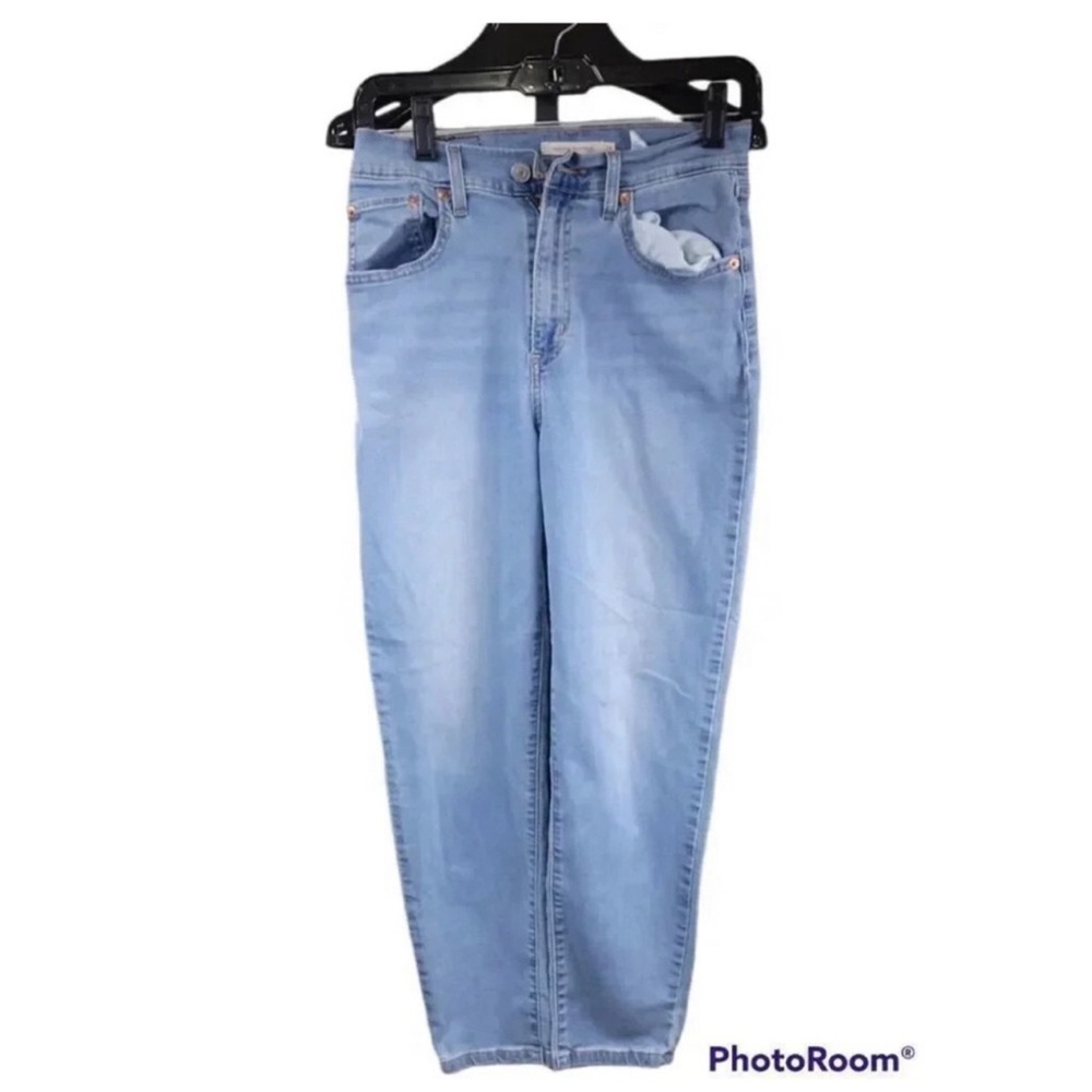 Levi‎ Strauss And Co. Women's High-Rise Boyfriend Straight Jeans Size W26, L27